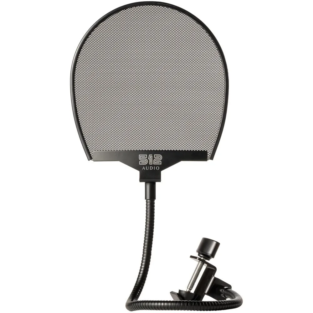 512 Audio Skylight Large Diaphragm Condenser XLR Microphone w/ Pop Filter  Boom Arm Bundle