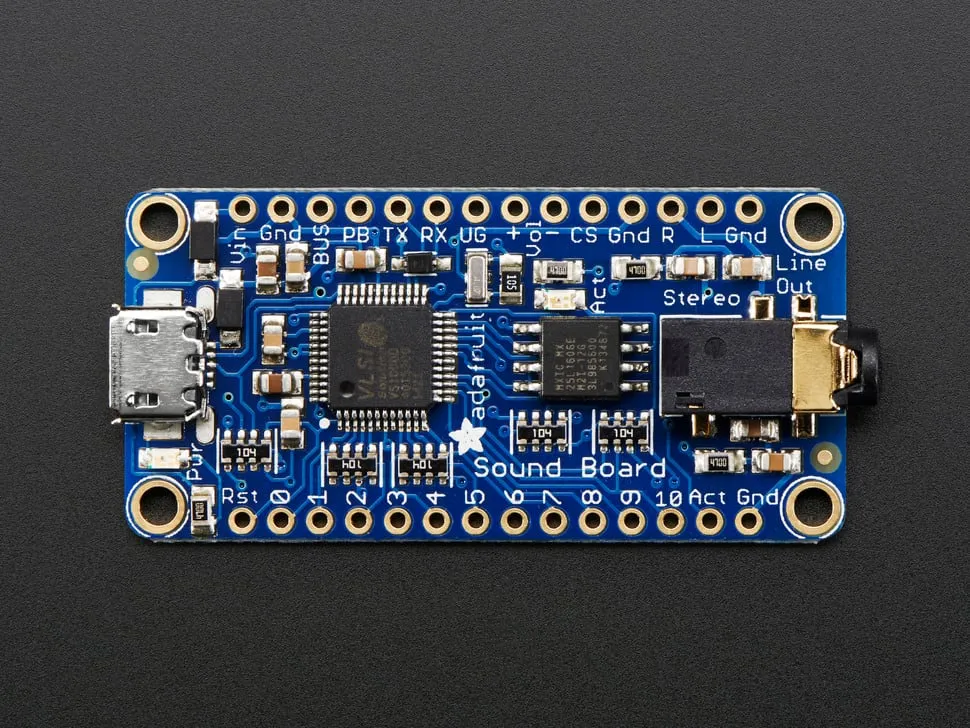 Adafruit Audio FX Sound Board - WAV/OGG Trigger with 2MB Flash