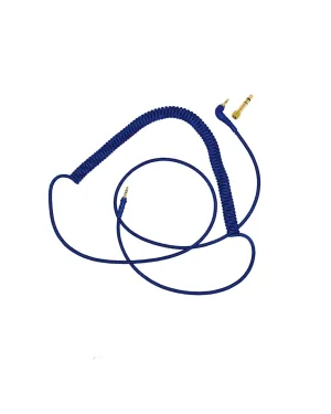 AIAIAI - C74 - Blue woven coiled cable - 1.5m