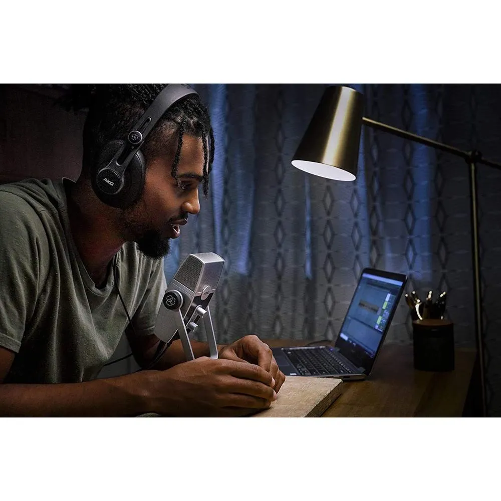 AKG Lyra USB Microphone, Ultra-HD Quality, Mac/PC/Android/iOS Compatible - C44-USB