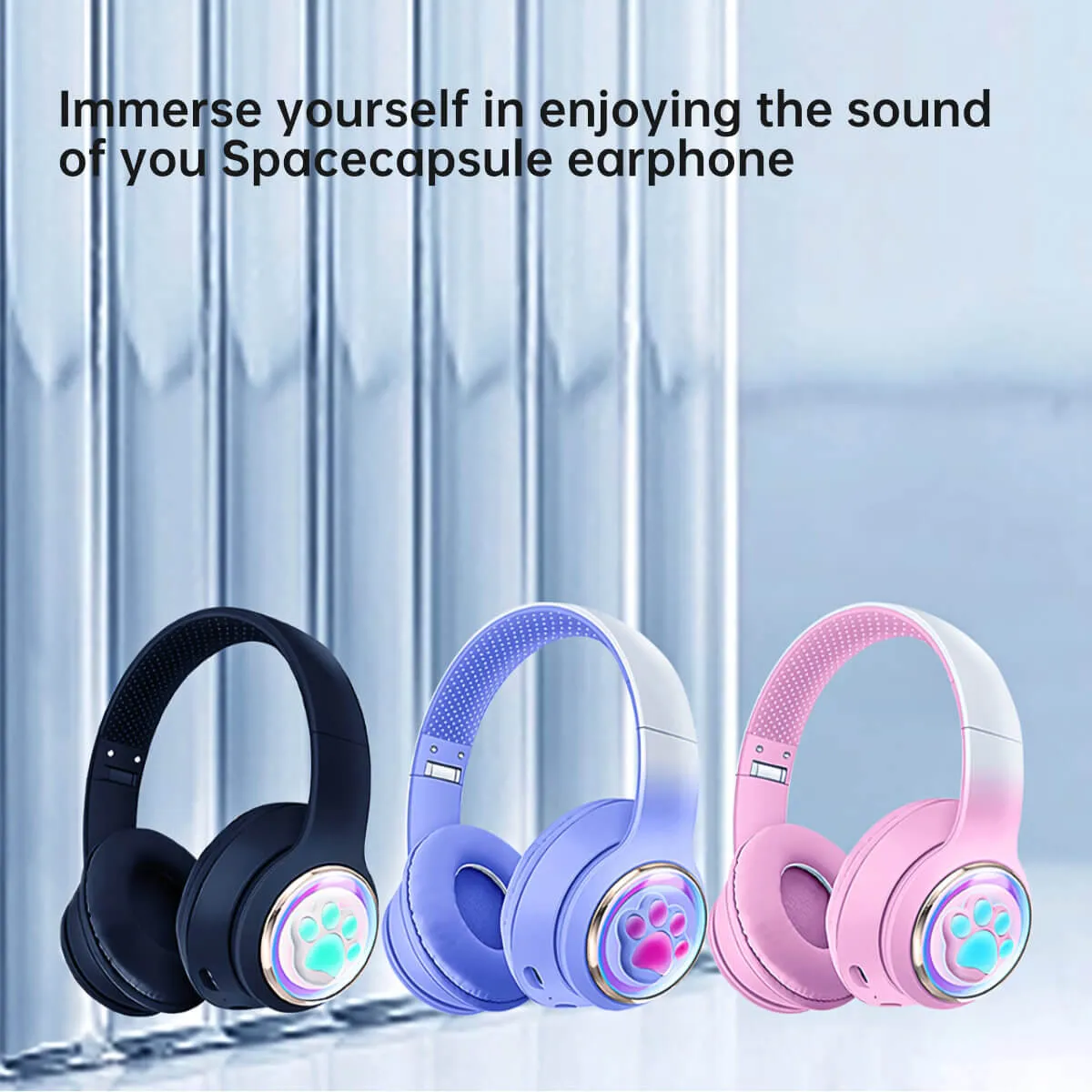 AKZ-61 Wireless Headphones for Kids Adults