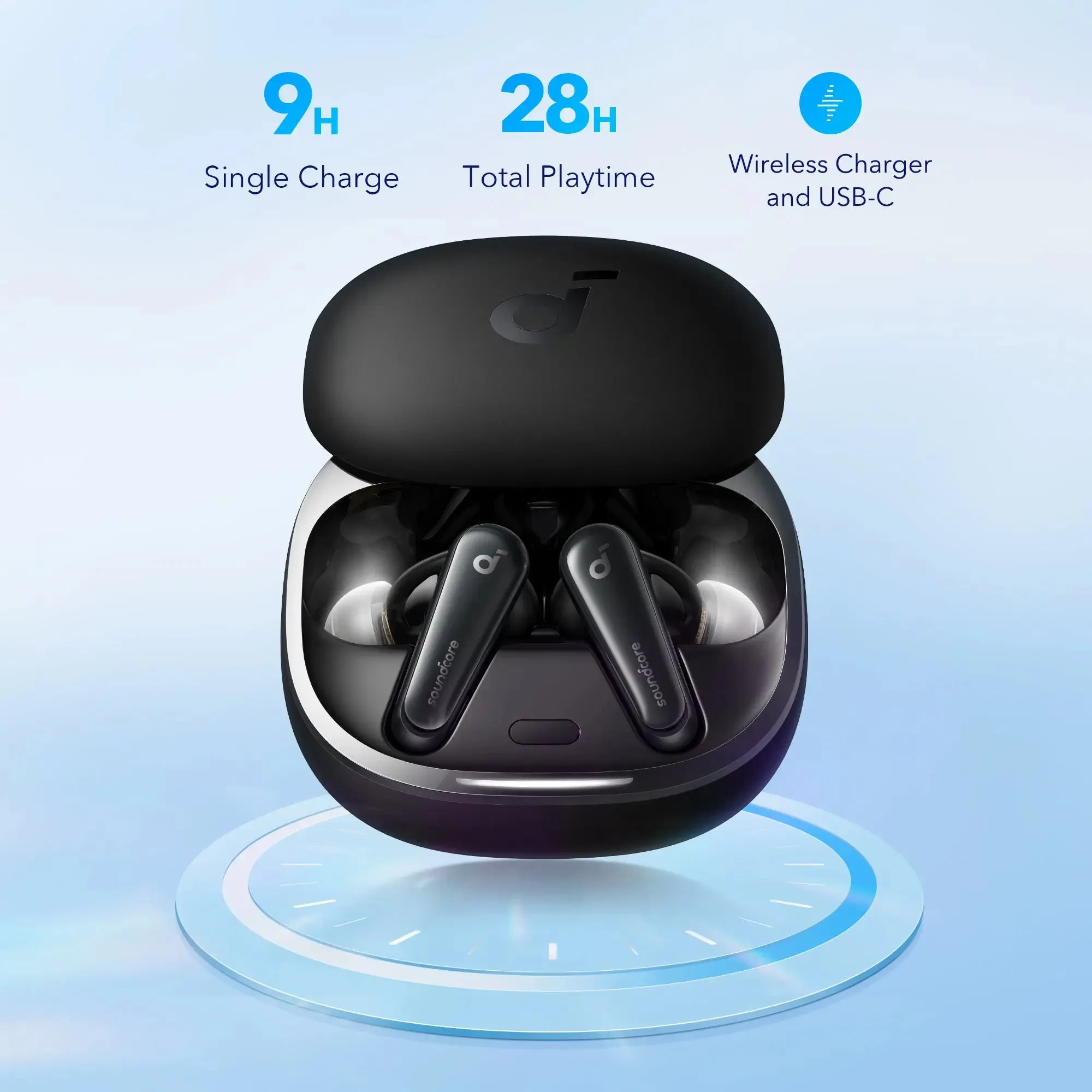 Anker Liberty 4 Noise Cancelling Wireless Bluetooth Earbuds A3953