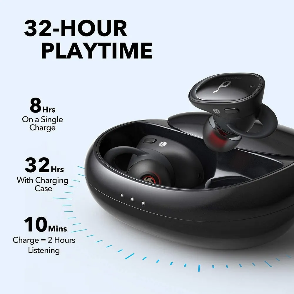 Anker Soundcore Liberty 2 Wireless Earbuds, Diamond-Inspired Drivers, 32H Playtime, HearID Personalized Sound, Bluetooth 5.0, Bluetooth Headphones, 4 Mics with Uplink Noise Cancellation