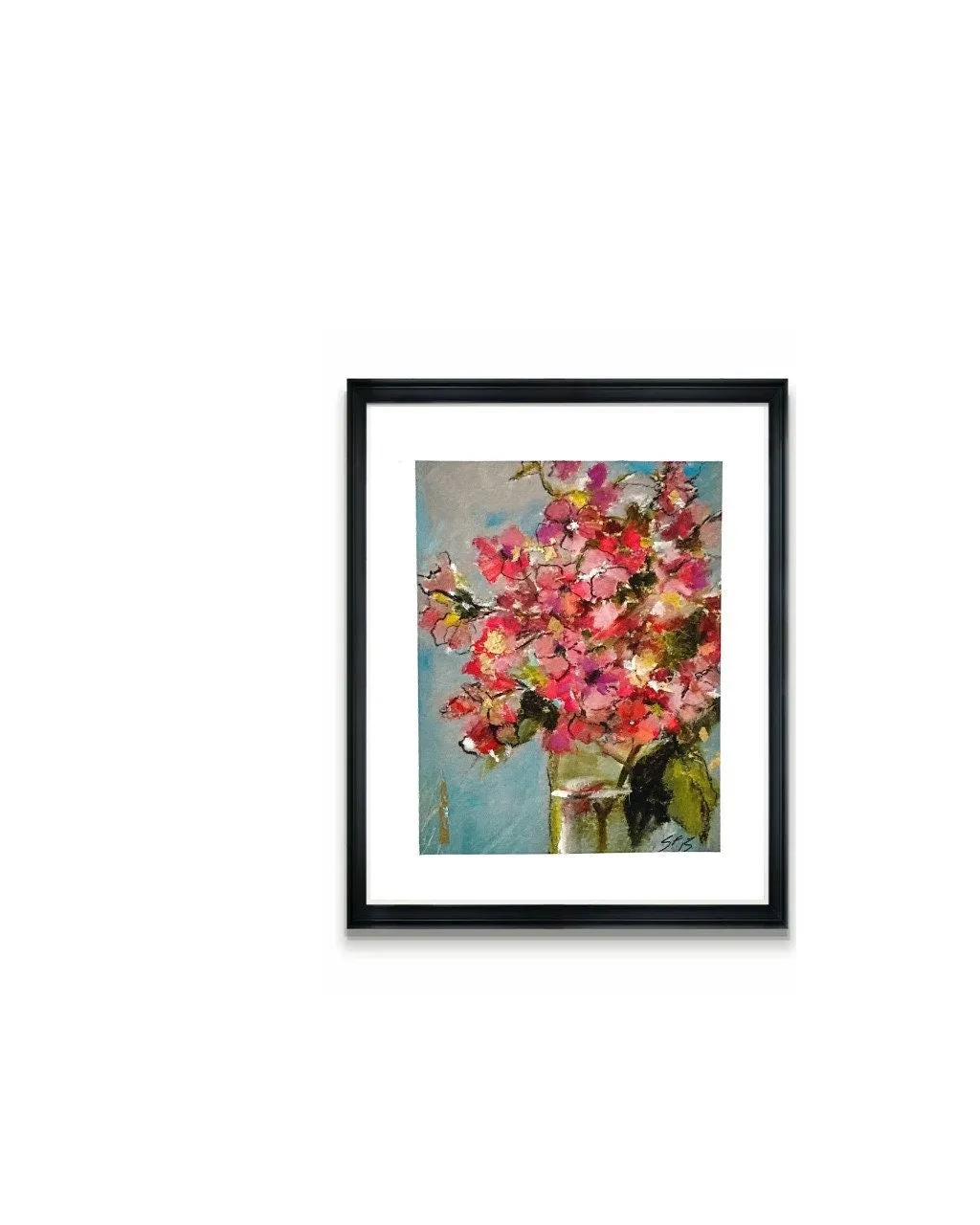 Art/Embellished Giclee Botanical wall art 8" 10"