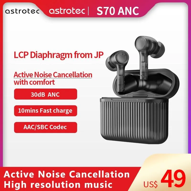 Astrotec S70 Active Noise Cancellation True Wireless Earphone