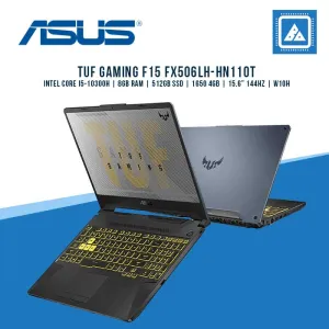 ASUS FX506LH-HN110T I5-10300H/8GB/512GB SSD/1650 4GB/15.6 144HZ/W10H (GRY)