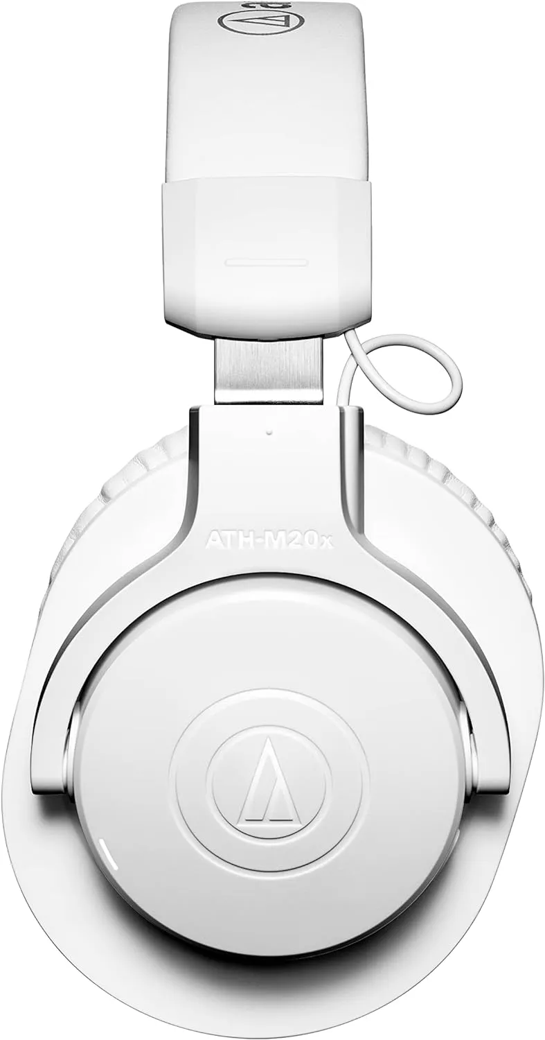 Audio-Technica ATH-M20XBTWH Wireless Over-Ear Headphones (White)