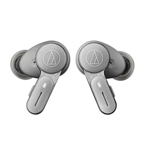 Audio-Technica Consumer ATH-TWX7 Noise-Canceling True Wireless Earbuds (Grey)