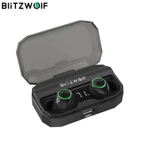 BlitzWolf  BW-FTE3S 3 Wireless Bluetooth v5.0 In-Ear Earphones |Digital Power Display| Big Battery|  Universal Compatibility