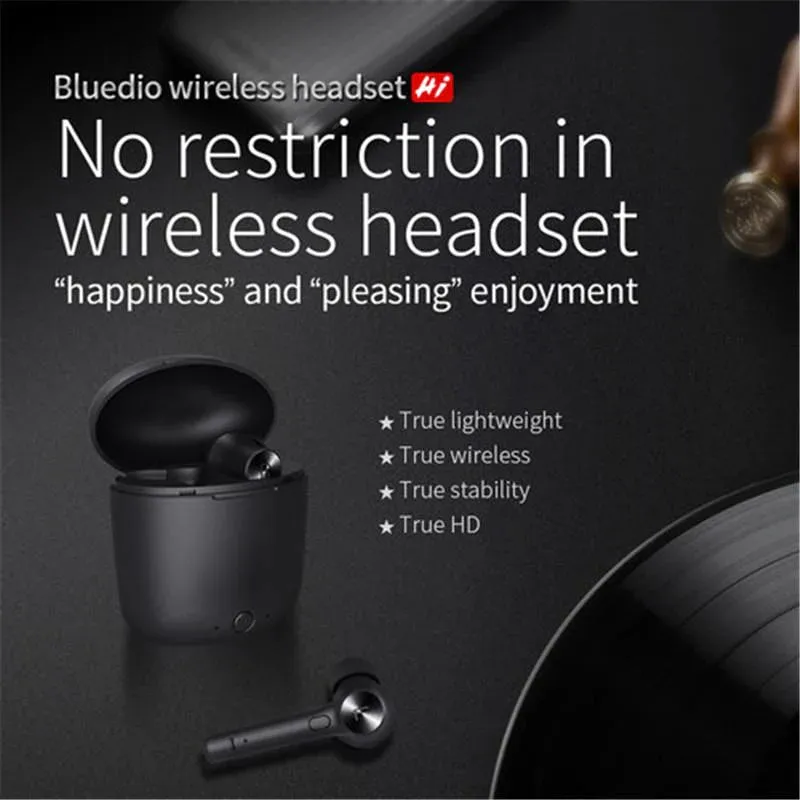 Bluedio Wireless BT V5.0 Waterproof Earphones w/ FaceRecognition |Compatible with IOS and Android system