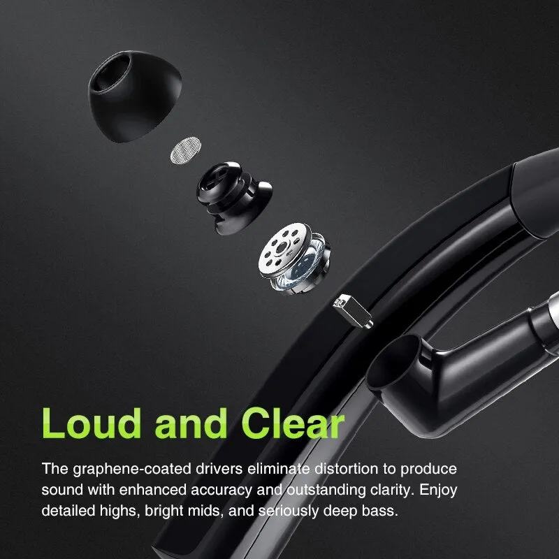 Bluetooth Earphone Wireless Headphones Handsfree Earbud Headset With HD Microphone