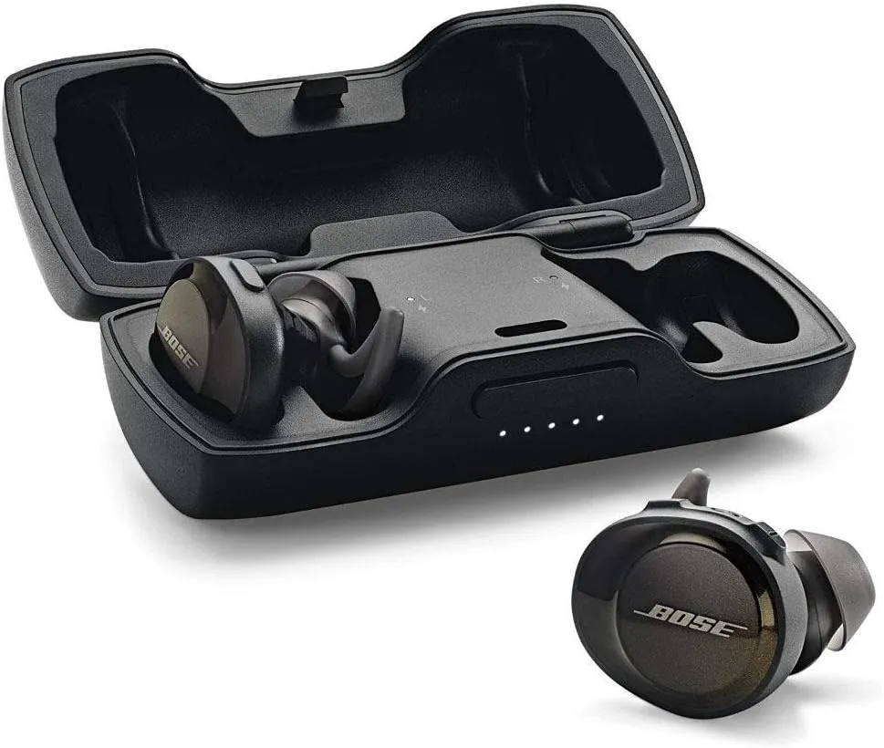 Bose SoundSport Free, True Wireless Earbuds, (Sweatproof Bluetooth Headphones for Workouts and Sports), Black