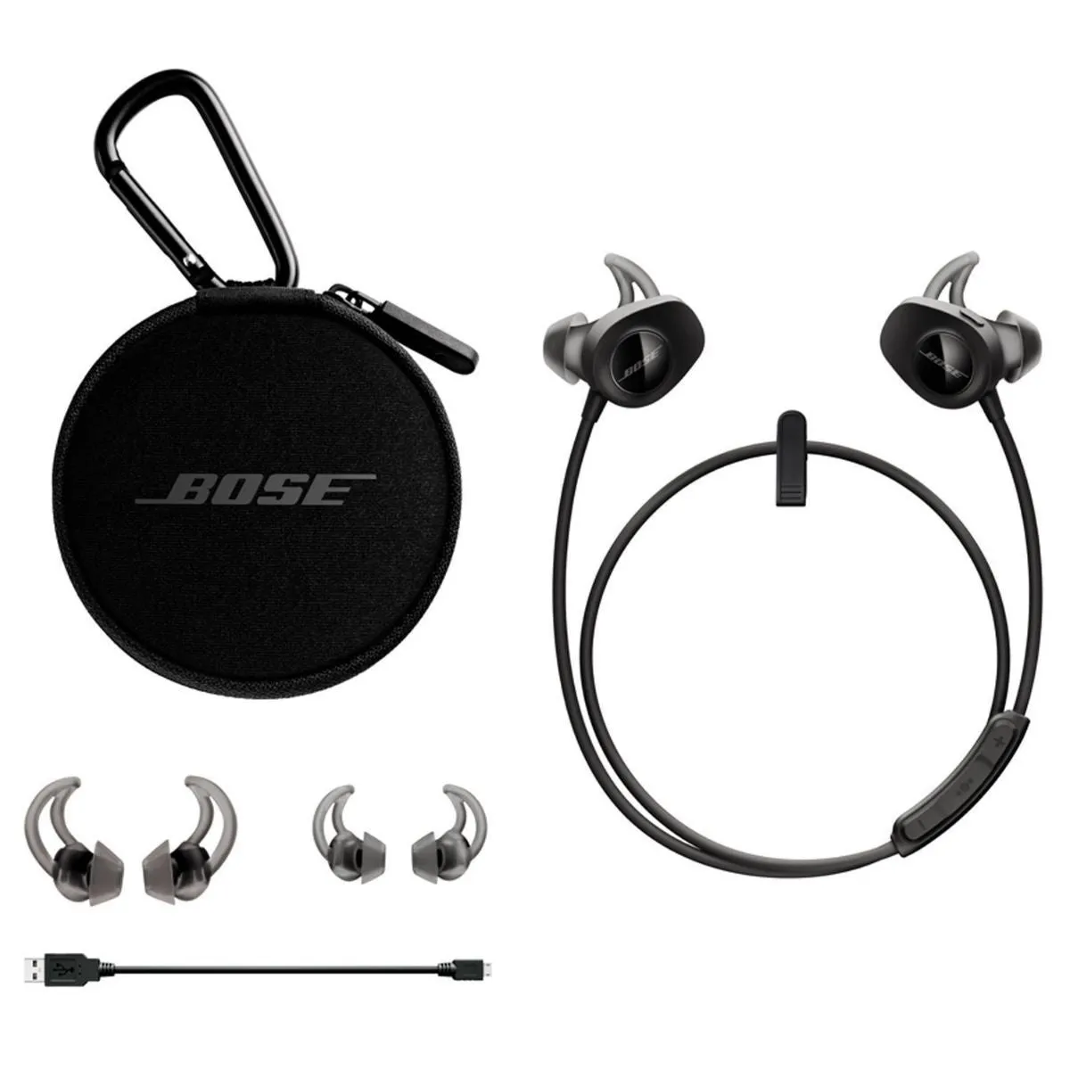 Bose SoundSport Series Wireless Headphones - Black (761529-0010)