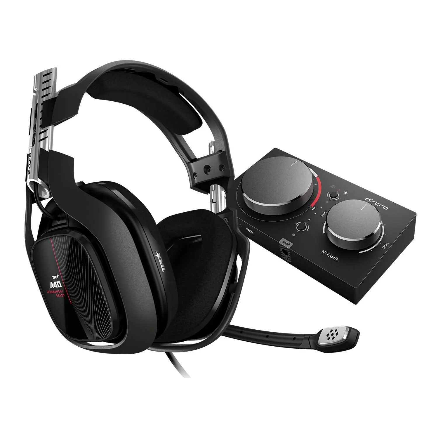 Certified Refurbished - ASTRO Gaming A40 TR Wired Headset w MixAmp Pro for Playstation - Black/Blue