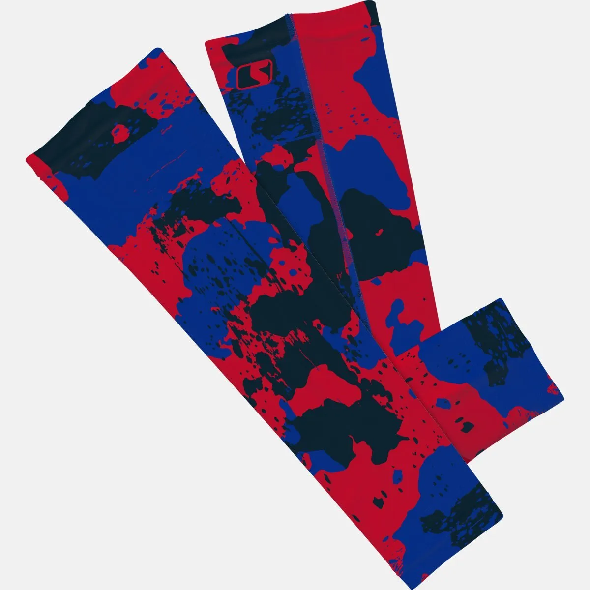 Corrosive Navy Blue Black Red Arm Sleeve