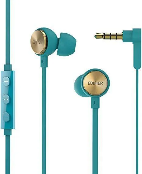 EDIFIER P293 Plus Earbuds with remote and mic - Green