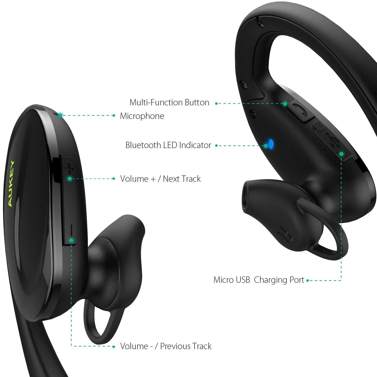 EP-B34 Feather Light Wireless sport bluetooth stereo earphone