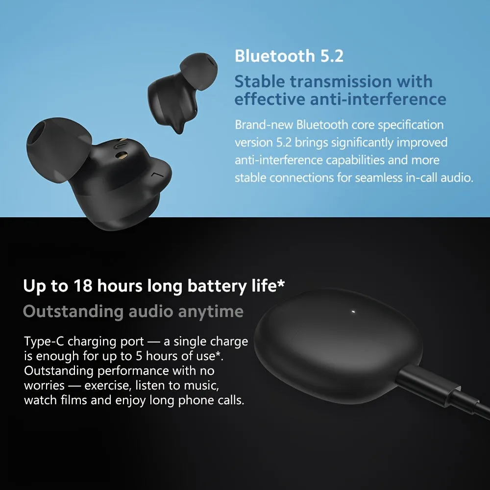 Experience Freedom Xiaomi Redmi Buds 3 Lite Wireless 5.2 Earbuds