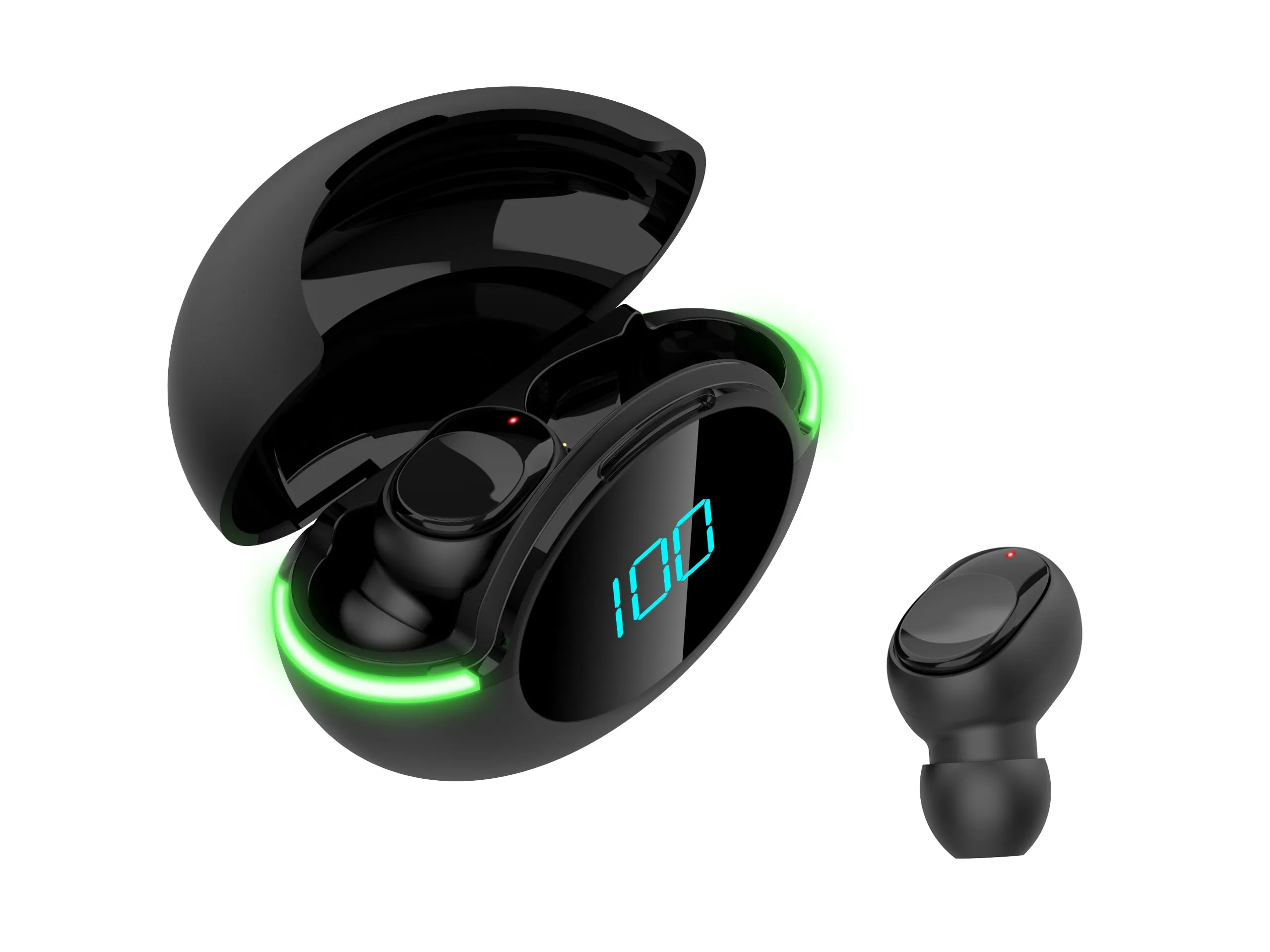 Wireless Gabba Goods TrueBuds Glow Premium Bluetooth Earbuds with Charging Case