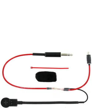 HELMET KIT - STANDARD MIC FLEX BOOM 3 CONDUCTOR STRAIGHT CORD