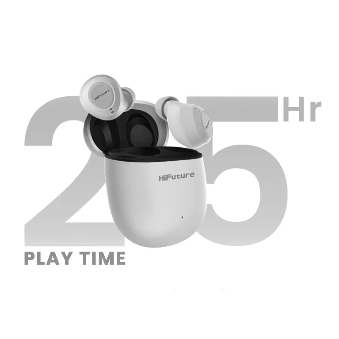 Hifuture OlymBuds 3 True Wireless Earphones with Bluetooth 5.3, 25H, 6mm Drivers, Super Bass