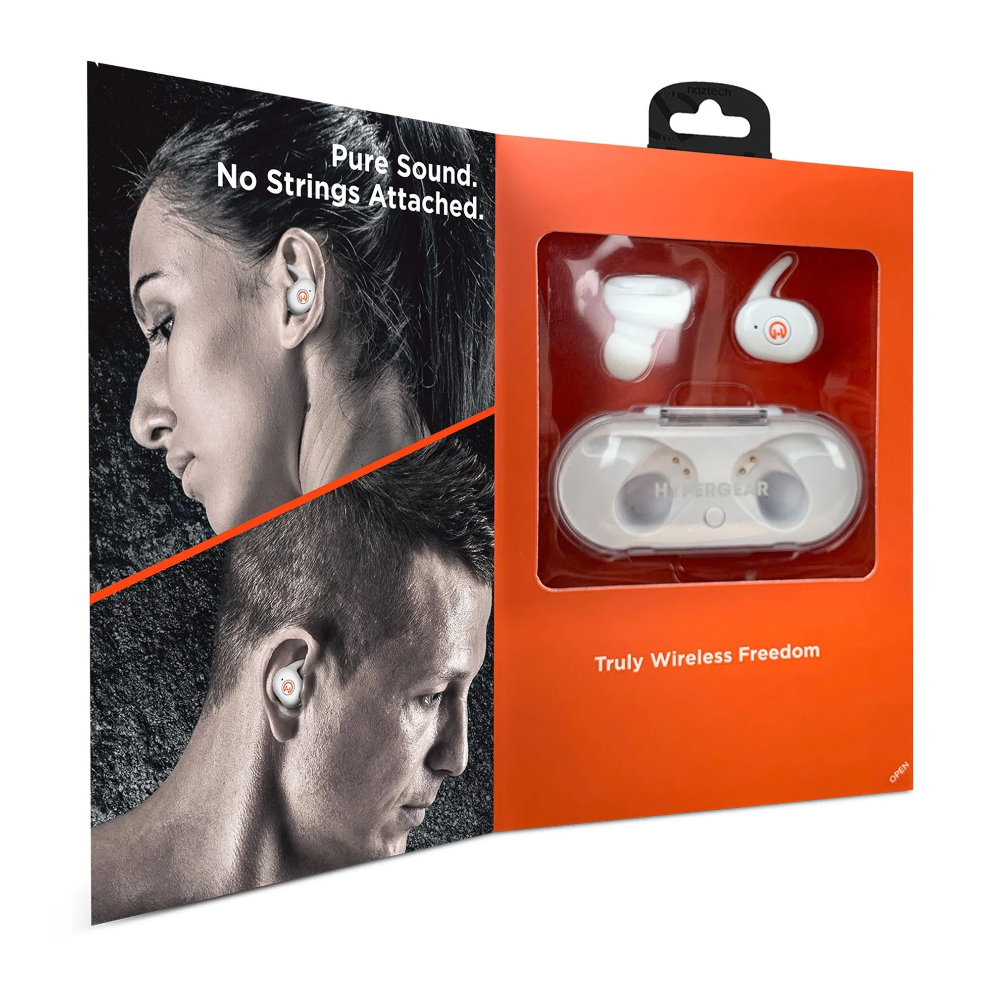 HyperGear Active True Wireless TWS Earbuds - White - 15-10746