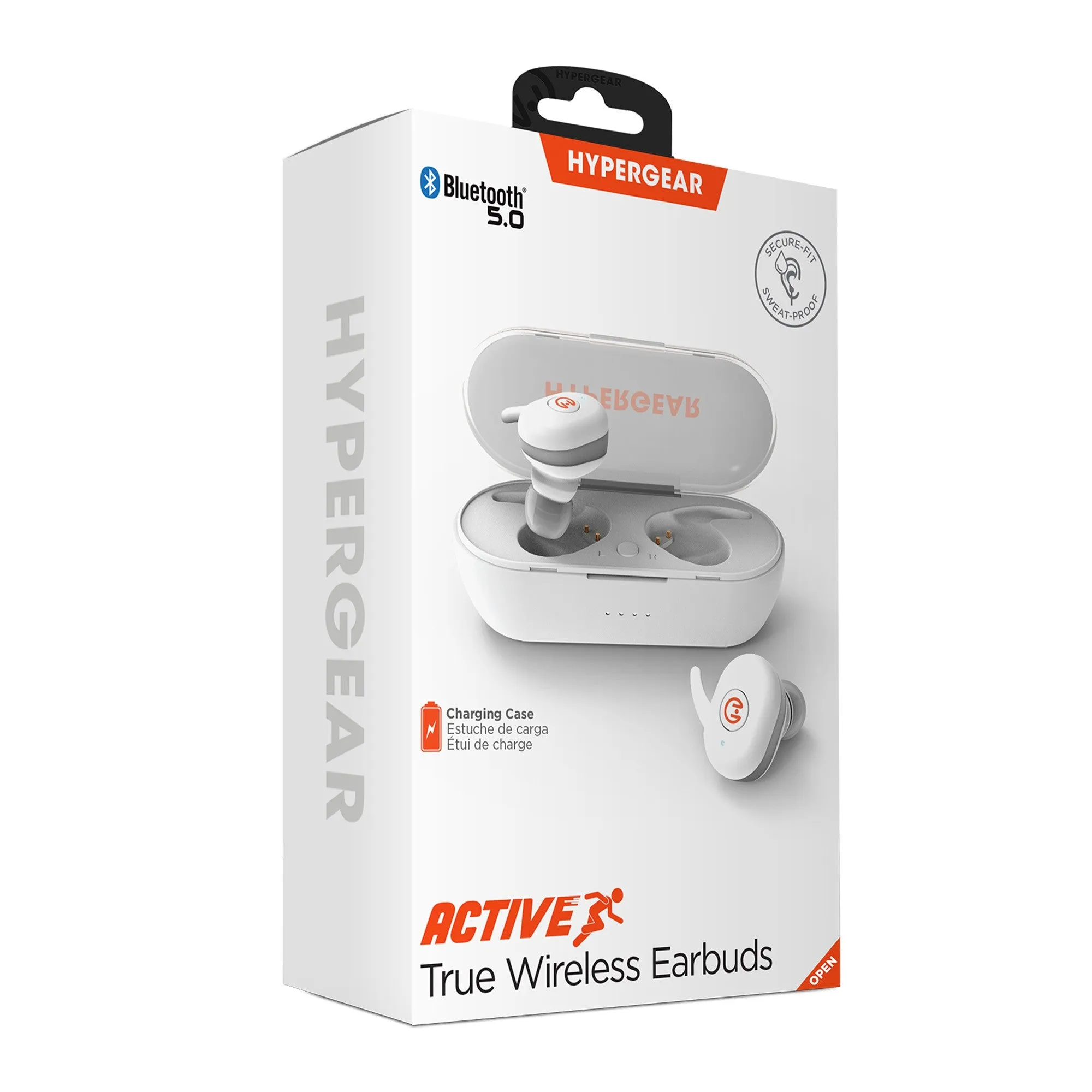 HyperGear Active True Wireless TWS Earbuds - White - 15-10746