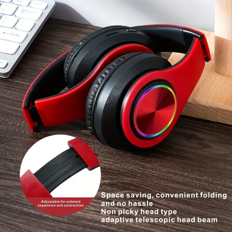 Illuminate Your Sound Matte Appearance Fully Wrapped Ear B39 Head-mounted Wireless Headset