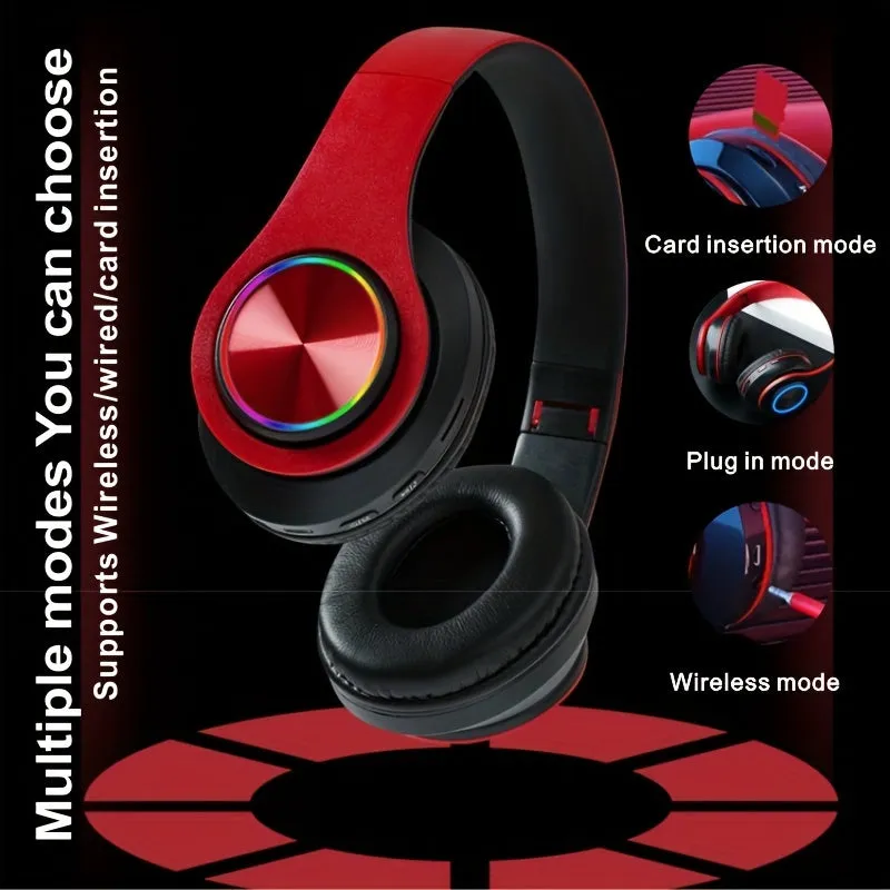 Illuminate Your Sound Matte Appearance Fully Wrapped Ear B39 Head-mounted Wireless Headset