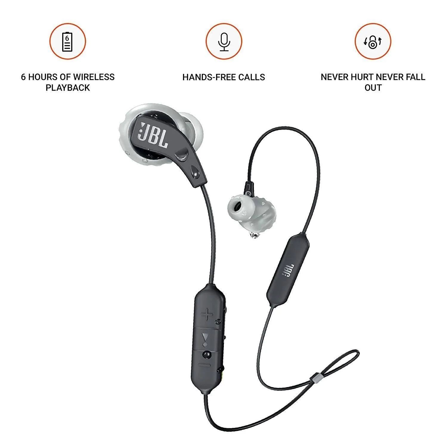 JBL Endurance RUN Bluetooth Wireless EarBuds