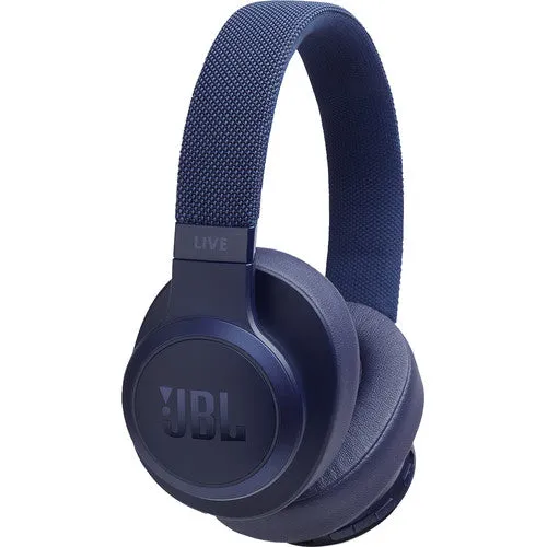 JBL LIVE 500BT Wireless Over-Ear Headphones (Blue)