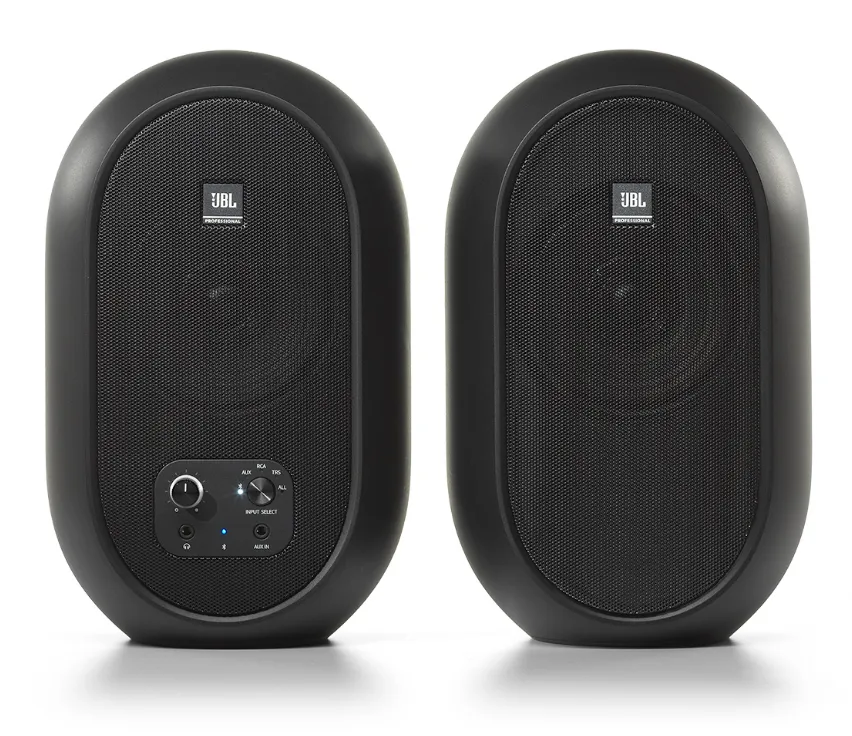 JBL Pro 104-BT Bluetooth Compact Desktop Reference Monitors (Pair, Black Matte) - 4.5"