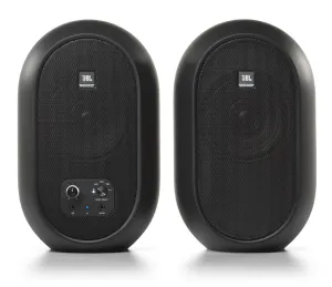 JBL Pro 104-BT Bluetooth Compact Desktop Reference Monitors (Pair, Black Matte) - 4.5"