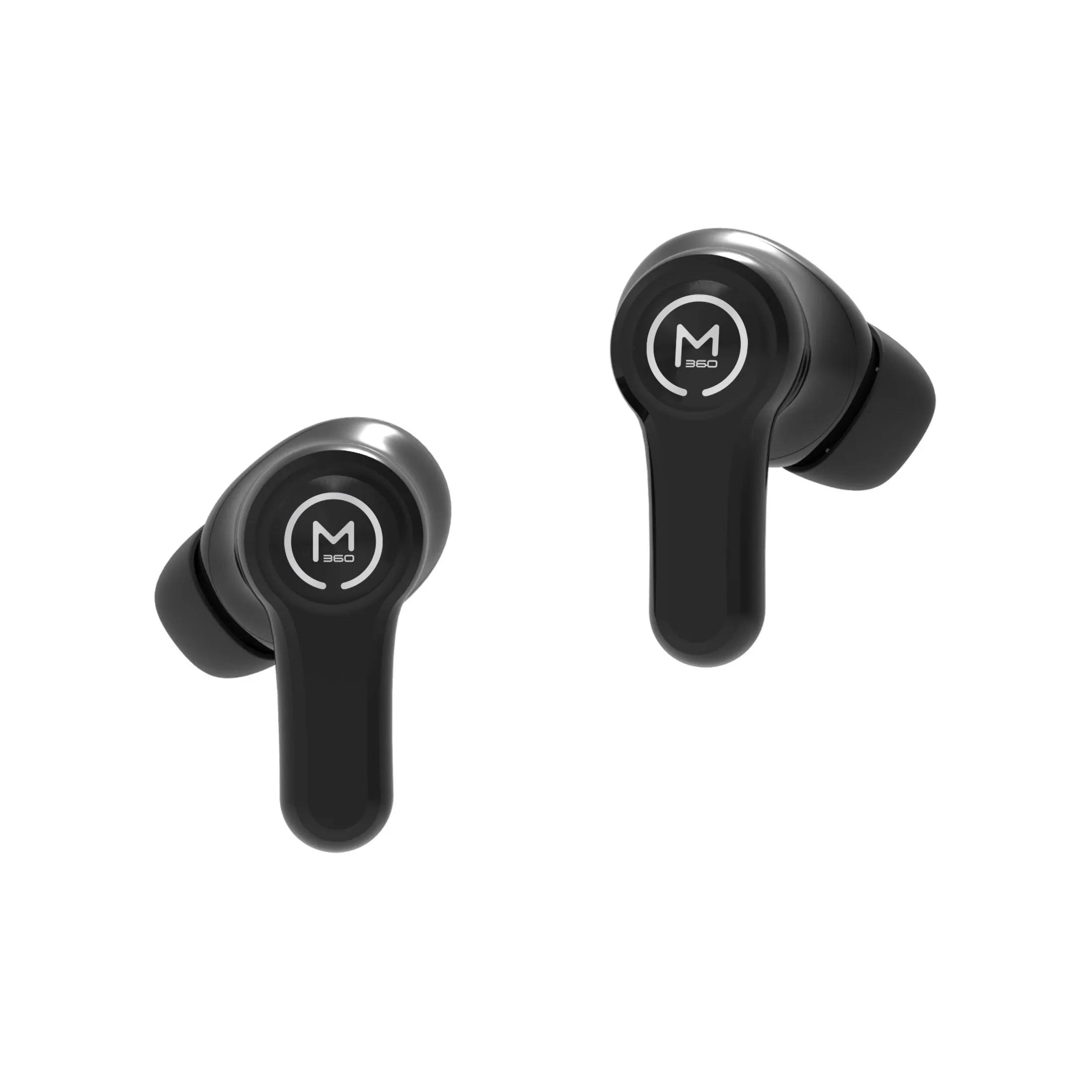 m360 Pulse HD Hybrid ANC Wireless Headphones - Noise Cancelling Bluetooth Earbuds – 4 Microphones - 40H Playtime – 10mm Titanium Drivers Magnetic Charging Case - TW7800B