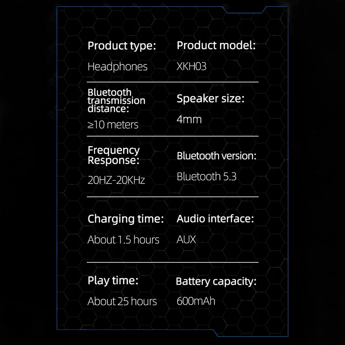 MONSTER XKH03 ANC Bluetooth Wireless Headphones with Mic