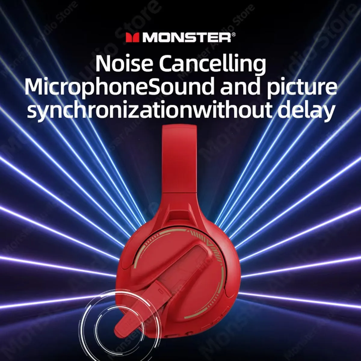 MONSTER XKH03 ANC Bluetooth Wireless Headphones with Mic