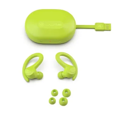 New - JLab Go Air Sport True Wireless Bluetooth Headphones - Neon Yellow