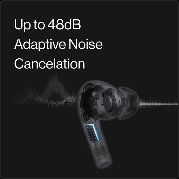 OnePlus Buds Pro 2 - Obsidian Black - Audiophile-Grade Sound Quality Co-Created with Dynaudio, Best-in-Class ANC, Immersive Spatial Audio, Up to 39 Hour Playtime with Charging case, Bluetooth 5.3