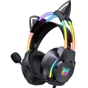 ONIKUMA X26 Cat Ear RGB Wired Gaming Headset