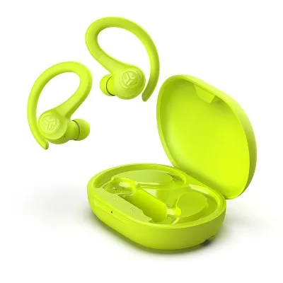 Open Box - JLab Go Air Sport True Wireless Bluetooth Headphones - Neon Yellow