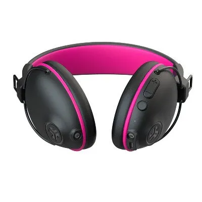 Open Box - JLab Pro Over-Ear Bluetooth Wireless Kids' Headphones - Black/Pink