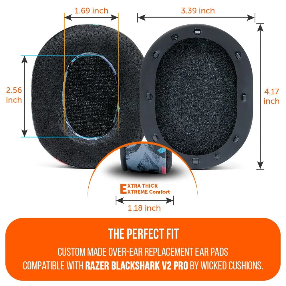 Razer Blackshark V2 Pro Earpads - WC FreeZe Cooling Gel (PRE 2023 model)