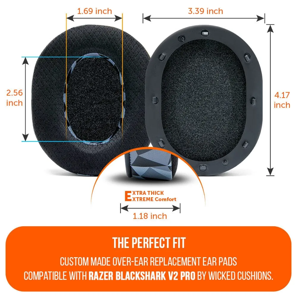 Razer Blackshark V2 Pro Earpads - WC FreeZe Cooling Gel (PRE 2023 model)