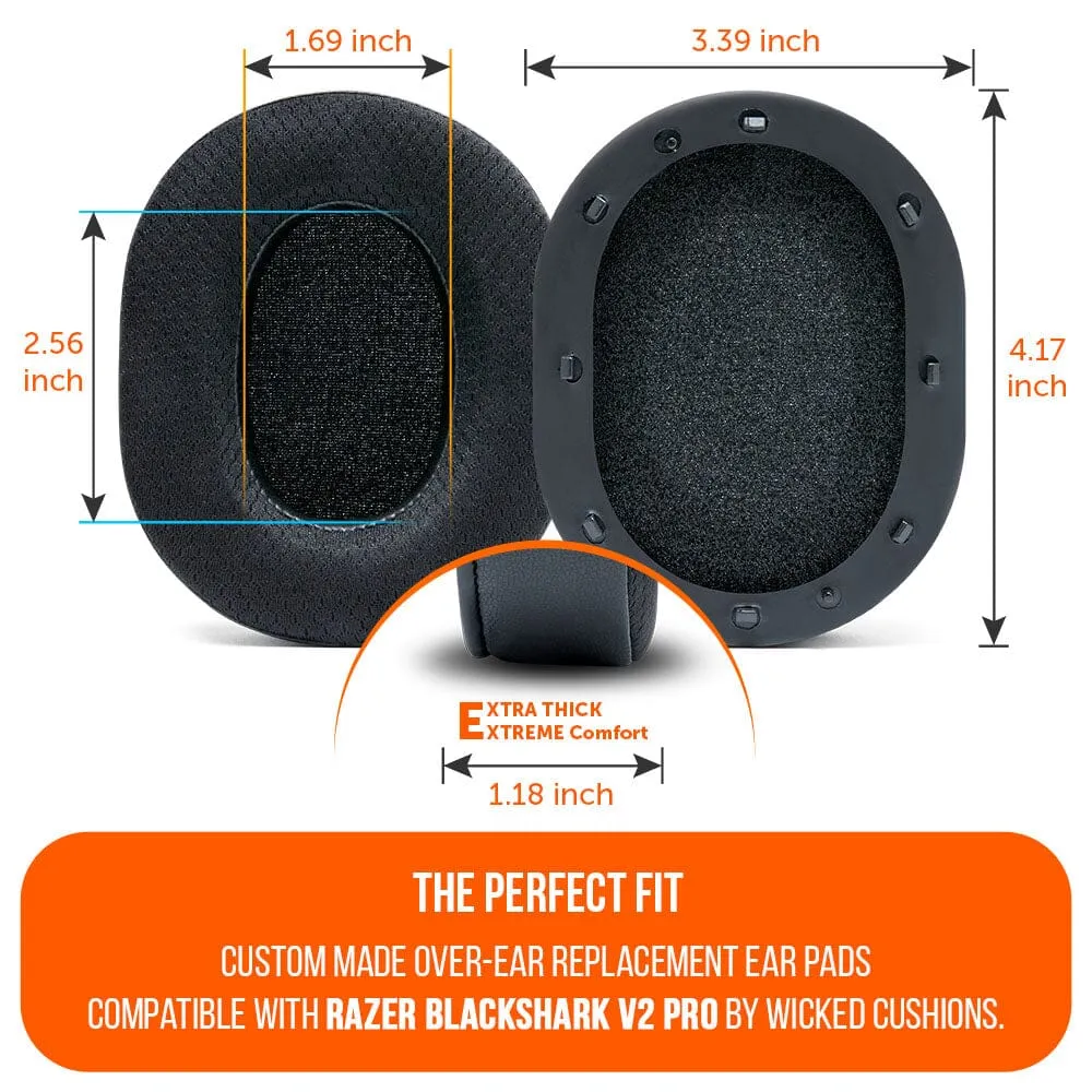 Razer Blackshark V2 Pro Earpads - WC FreeZe Cooling Gel (PRE 2023 model)