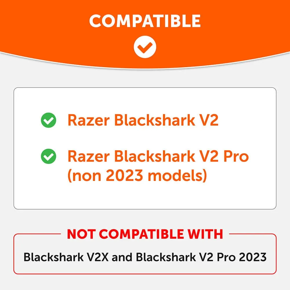 Razer Blackshark V2 Pro Earpads - WC FreeZe Cooling Gel (PRE 2023 model)