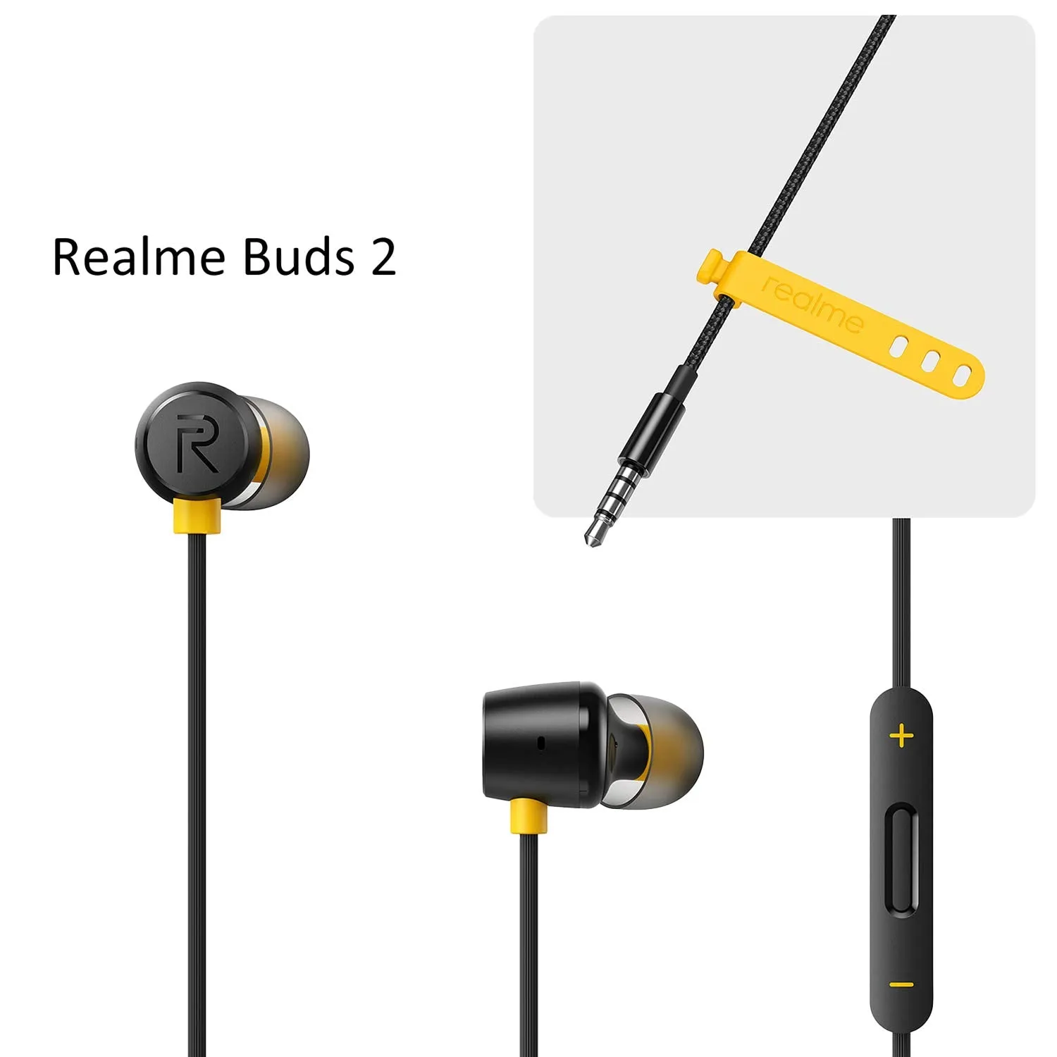 realme Buds 2 Wired in Ear Earphones with Mic (Black)