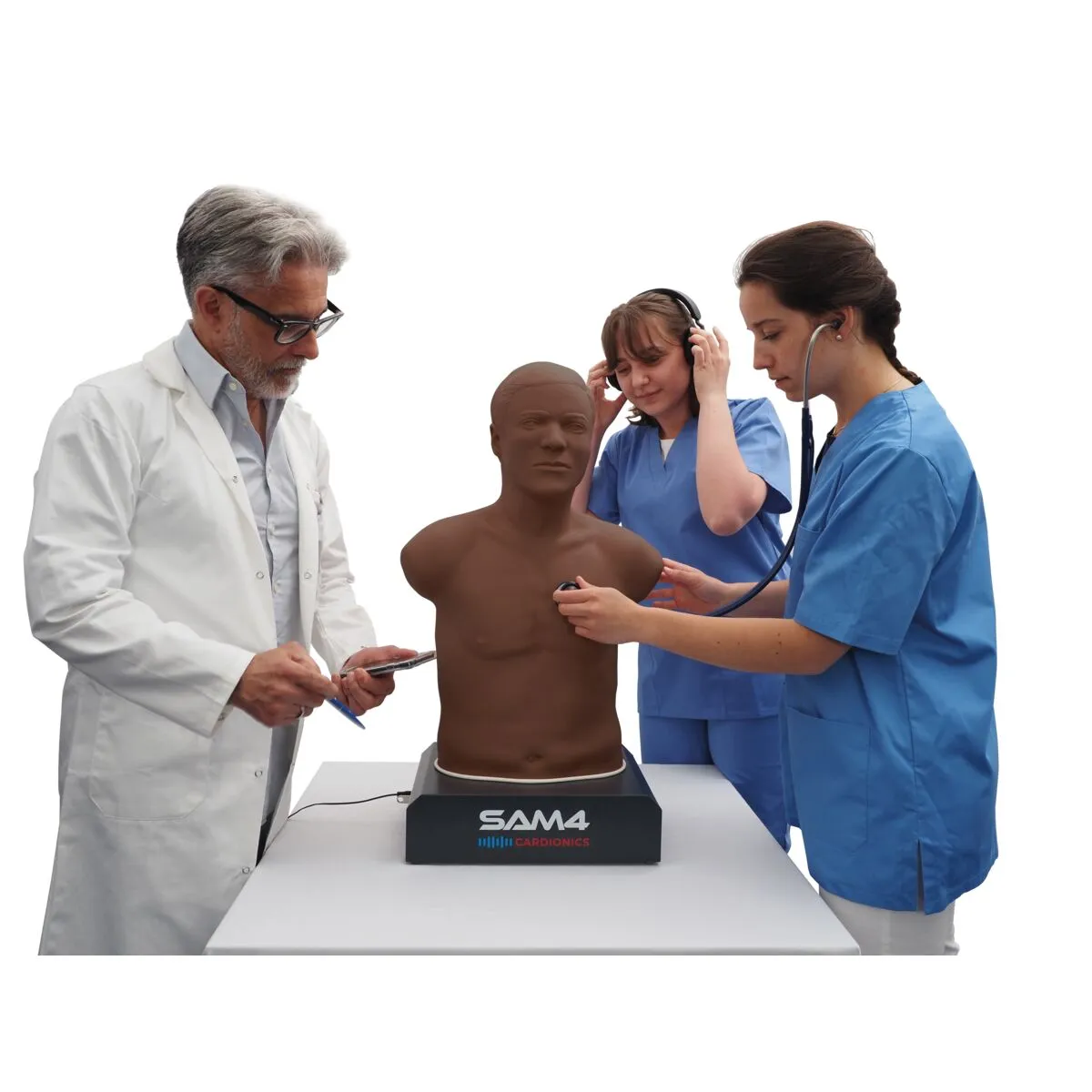 SAM4 Plus Auscultation Manikin, Dark