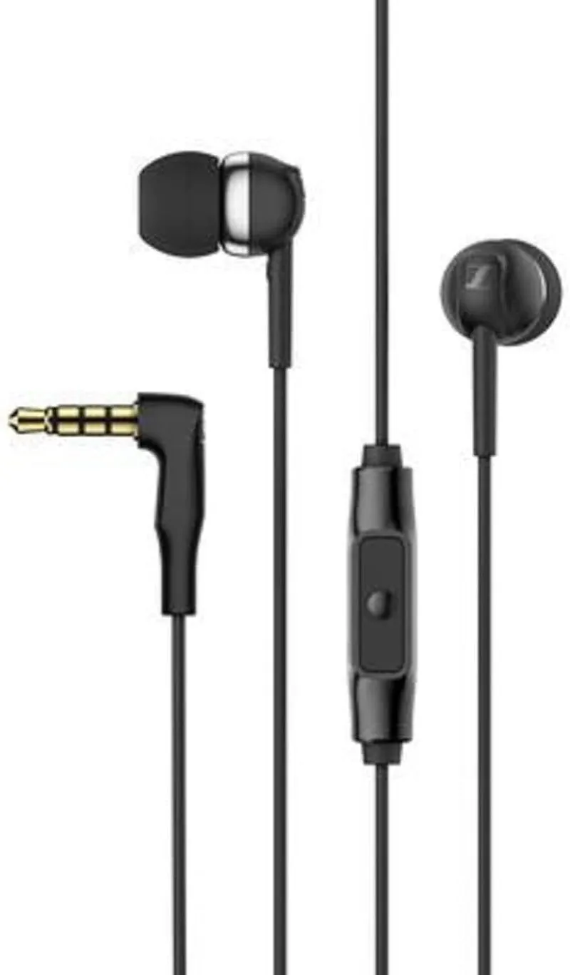 Sennheiser Consumer Audio CX 80S In-Ear Headphones with In-Line One-Button Smart Remote – Black