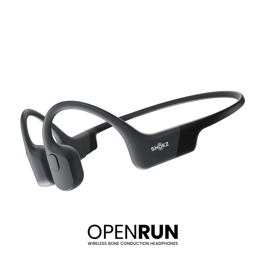 SHOKZ OpenRun (S803)| Open-Ear Bluetooth Bone Conduction Sport Headphones - Sweat Resistant Wireless Earphones