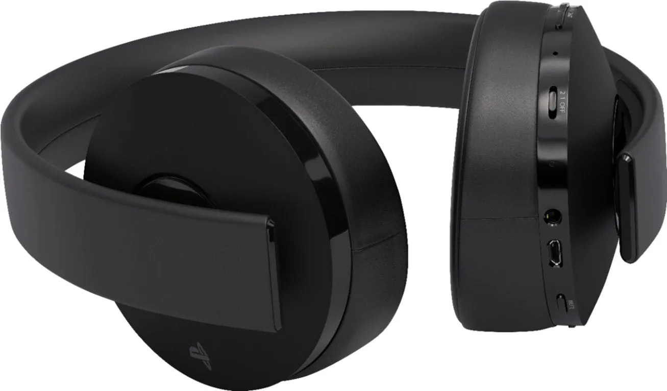 Sony - Gold Wireless Stereo Headset - Black